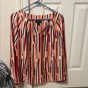 Worthington Multicolor Striped Blouse
